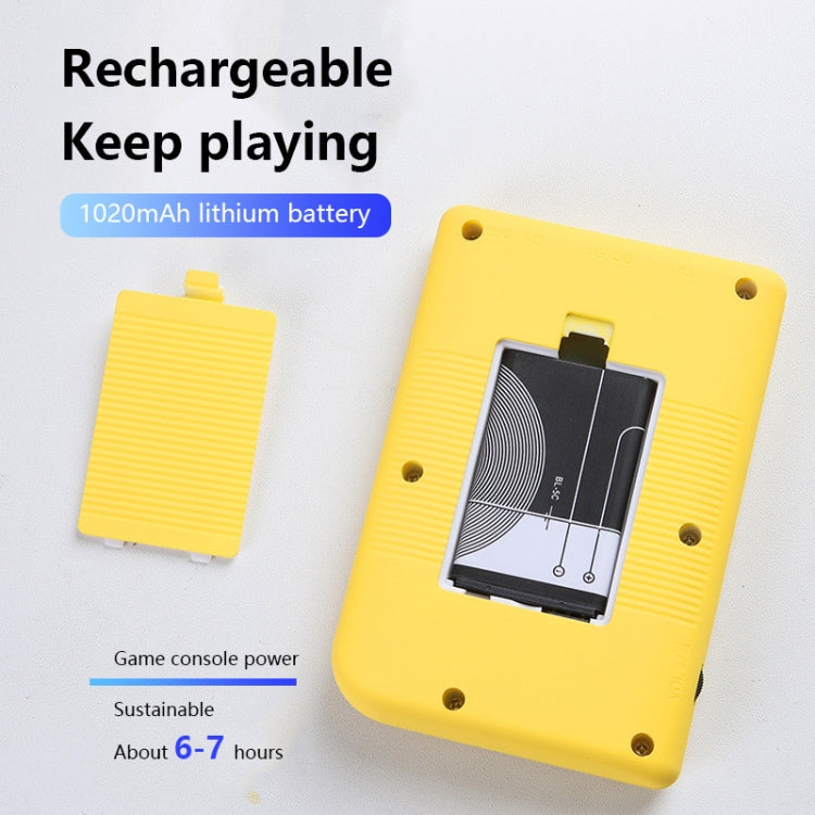 MK500 Macaron Mini Retro Classic Handheld Game Console for Kids Built-in 500 Games, Support AV Output(Pink) by buy2fix