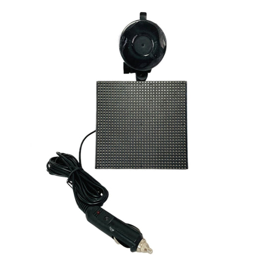 32x32 Pixel Full Color Wireless Bluetooth APP Control Emoticon Smile Faces LED Car Sign LED Display Lighting Board - Car Monitor by buy2fix | Online Shopping UK | buy2fix