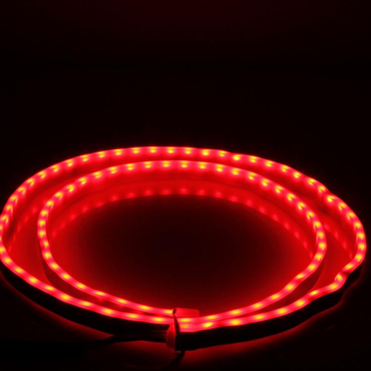 1.5m Car Auto Waterproof Universal Four Color Rear Flowing Light Tail Box Lights with Tail Light Controller, Ice Blue Light Driving Light, White Light Reversing Light, Red Light Brake Light, Yellow Light Turn Signal Light, LED Lamp Strip Tail Decoration by buy2fix