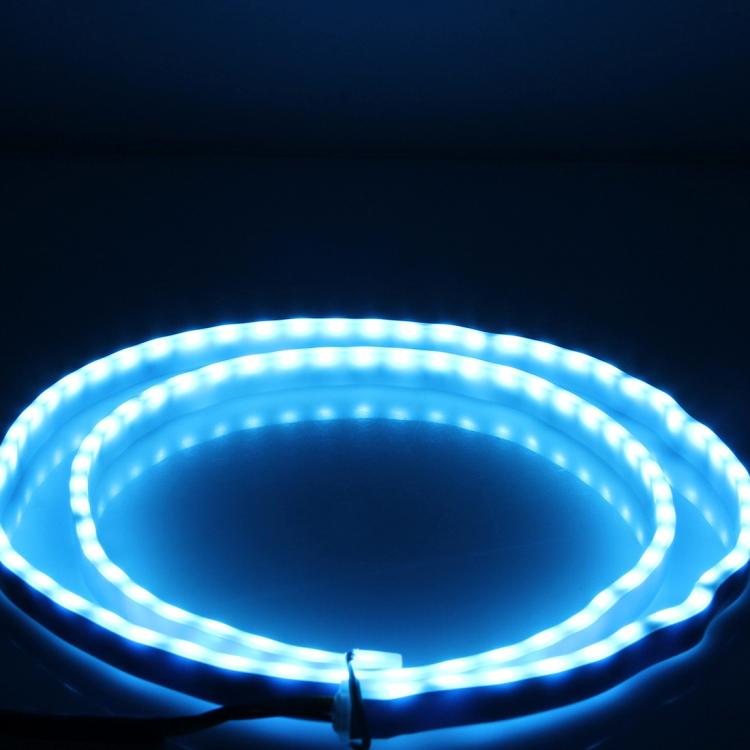 1.5m Car Auto Waterproof Universal Four Color Rear Flowing Light Tail Box Lights with Tail Light Controller, Ice Blue Light Driving Light, White Light Reversing Light, Red Light Brake Light, Yellow Light Turn Signal Light, LED Lamp Strip Tail Decoration by buy2fix