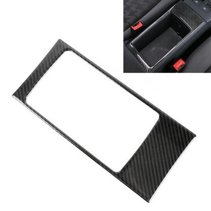 Car Carbon Fiber Storage Box Decorative Panel for Audi A3 2014-2018 by buy2fix