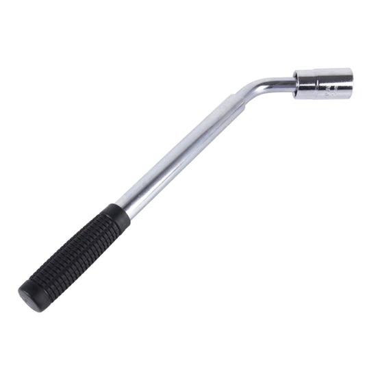 Telescoping Wheel Lug Wrench with Reversible 17mm & 19mm, 21mm & 23mm Socket Adapters And Extended Nonslip Handle from 14.4 inch to 20.5 inch by buy2fix