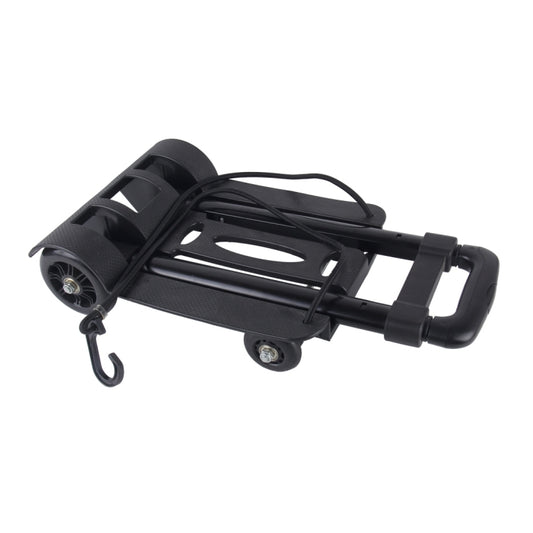 Lightweight Portable Folding Luggage Carts Travel Trolley with Rope by buy2fix