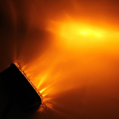 2 PCS DC 12V 6W 400 LM 6000K Tri Circular Car DRL&Turn Light(White Light + Yellow Light), Cable Length: 50cm by buy2fix