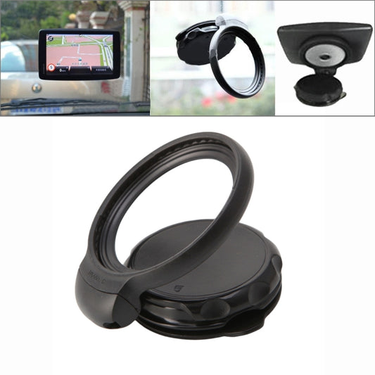 For TomTom One V4 Rotation Foldable Adjustable Car Suction Cup GPS Holder Stand(Black) - Universal Car Holders by buy2fix | Online Shopping UK | buy2fix