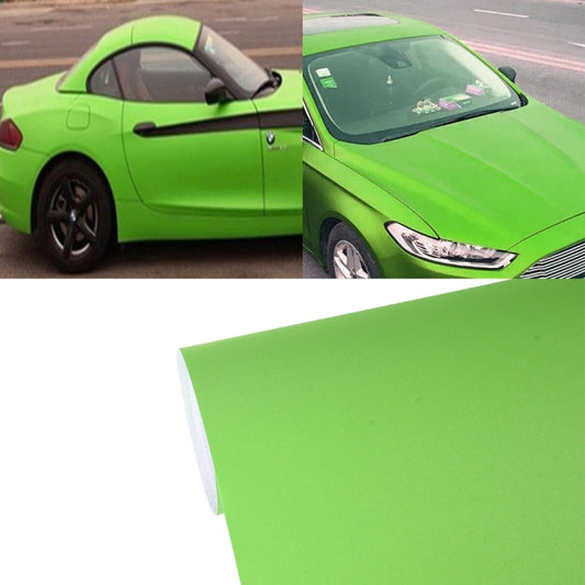 7.5m * 0.5m Grind Arenaceous Auto Car Sticker Pearl Frosted Flashing Body Changing Color Film for Car Modification and Decoration(Green) - Auto Film by buy2fix | Online Shopping UK | buy2fix