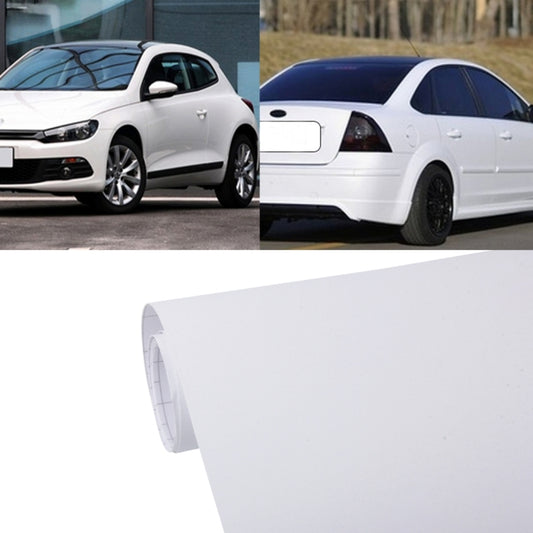 7.5m * 0.5m Grind Arenaceous Auto Car Sticker Pearl Frosted Flashing Body Changing Color Film for Car Modification and Decoration(White) - Auto Film by buy2fix | Online Shopping UK | buy2fix