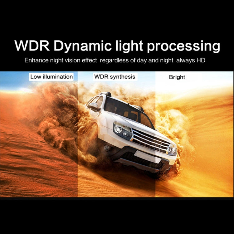 G705 5 inch LCD Touch Screen Rear View Mirror Car Recorder with Separate Camera, 170 Degree Wide Angle Viewing, Support Loop Video / Motion Detection / G-Sensor / TF Card by buy2fix