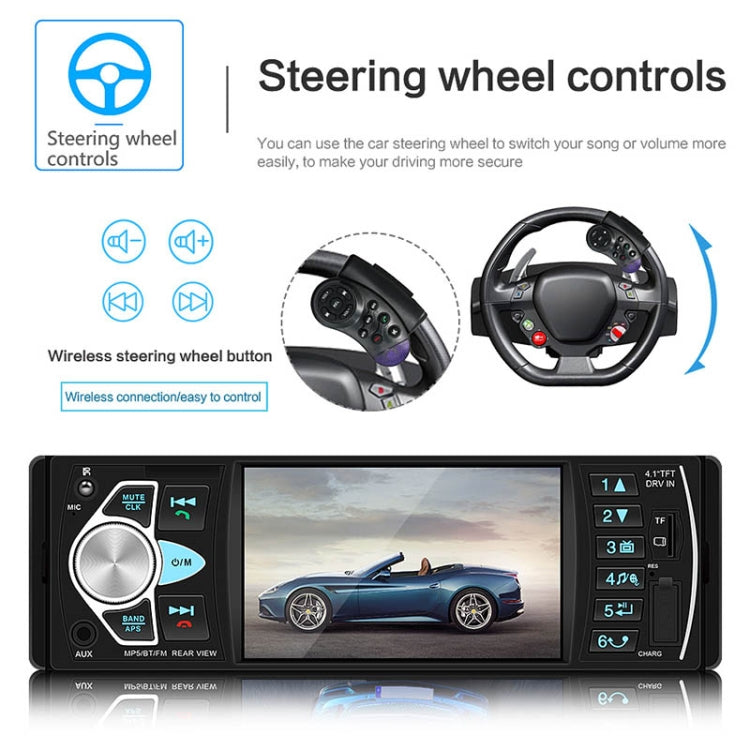 SWM-4022D HD 4.1 inch 12V Universal Car Radio Receiver MP5 Player, Support FM & Bluetooth & TF Card with Remote Control by buy2fix