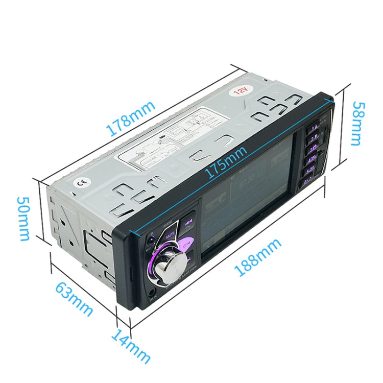 SWM-4022D HD 4.1 inch 12V Universal Car Radio Receiver MP5 Player, Support FM & Bluetooth & TF Card with Remote Control by buy2fix