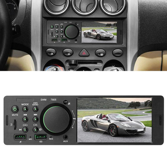 7805 4.1 inch Universal Car Radio Receiver MP5 Player, Support FM & Bluetooth & TF Card with Remote Control by buy2fix