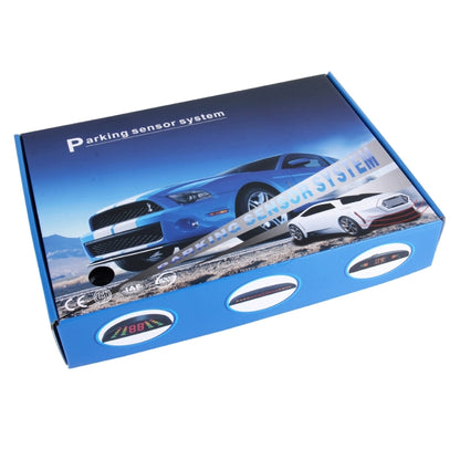 Car Buzzer Reverse Backup Radar System - Premium Quality 4 Parking Sensors Car Reverse Backup Radar System with LCD Display(Black) by buy2fix