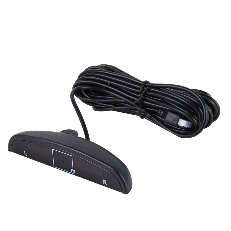 Car Buzzer Reverse Backup Radar System - Premium Quality 4 Parking Sensors Car Reverse Backup Radar System with LCD Display(Black) by buy2fix