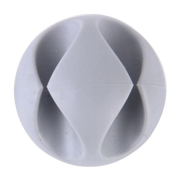 5 PCS Double Hole Cable Clips, Cable Management System and Cord Organizer Solution(Grey) by buy2fix