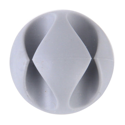 5 PCS Double Hole Cable Clips, Cable Management System and Cord Organizer Solution(Grey) by buy2fix