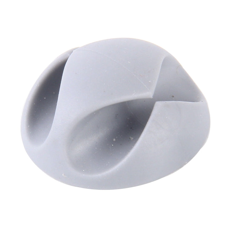 5 PCS Double Hole Cable Clips, Cable Management System and Cord Organizer Solution(Grey) by buy2fix