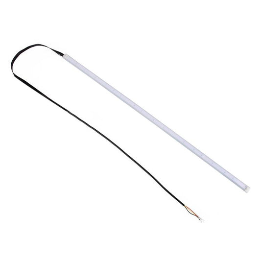 2 PCS 60cm DC12V 7.5W Ultra-thin Waterproof Car Auto Double Colors Turn Lights / Running Lights SMD-2835 LED Bulbs (Turn Lights: Yellow Light; Running Lights: Ice Blue Light) by buy2fix