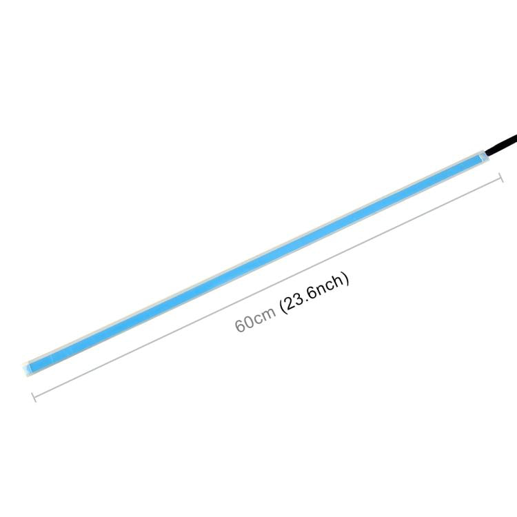 2 PCS 60cm DC12V 7.5W Ultra-thin Waterproof Car Auto Double Colors Turn Lights / Running Lights SMD-2835 LED Bulbs (Turn Lights: Yellow Light; Running Lights: Ice Blue Light) by buy2fix