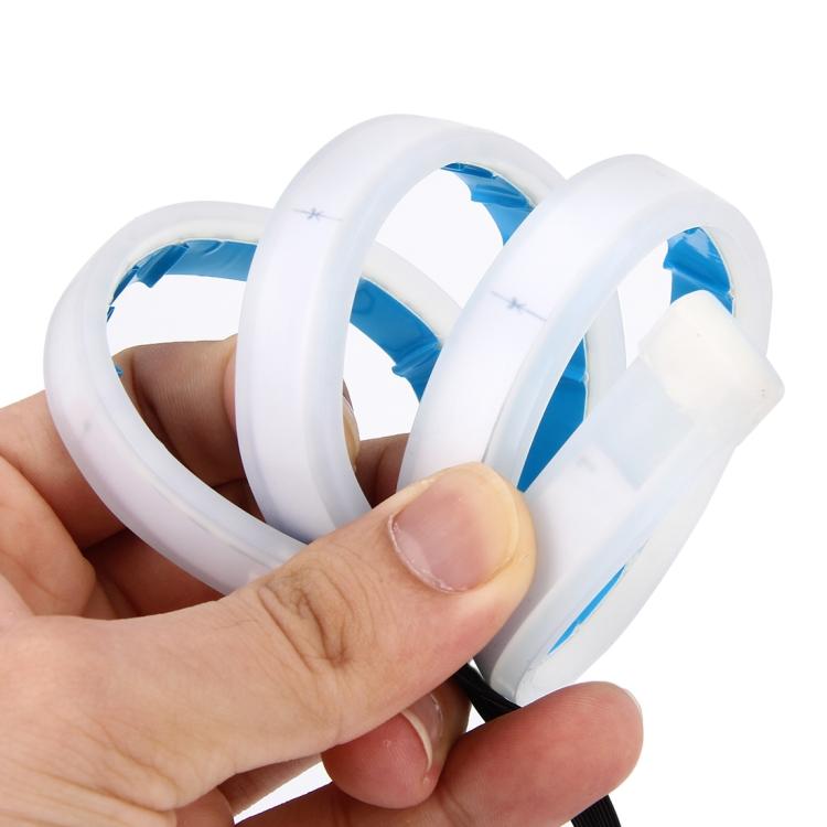 2 PCS 60cm DC12V 7.5W Ultra-thin Waterproof Car Auto Double Colors Turn Lights / Running Lights SMD-2835 LED Bulbs (Turn Lights: Yellow Light; Running Lights: Ice Blue Light) by buy2fix