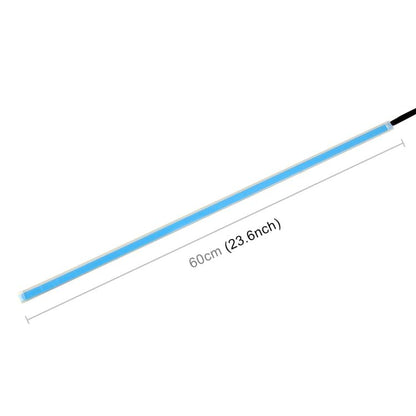 2 PCS 60cm DC12V 7.5W Ultra-thin Waterproof Car Auto Double Colors Turn Lights / Running Lights SMD-2835 LED Bulbs (Turn Lights: Yellow Light; Running Lights: White Light) by buy2fix