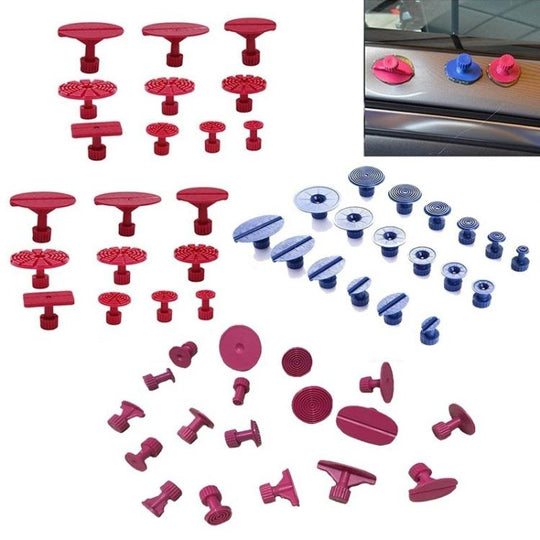 Onglets de colle en plastique PDR 56 en 1, débosselage sans peinture, Kits d'outils de réparation automobile, ensembles d'extraction de colle, onglets outils PDR