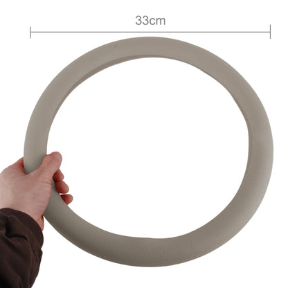 Crocodile Texture Universal Rubber Car Steering Wheel Cover For 34-48cm Wheel (Orange) by buy2fix