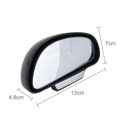 3R-092 Car Blind Spot Right Rear View Wide Angle Adjustable Mirror (White) - Convex Mirror & Accessories by 3R | Online Shopping UK | buy2fix
