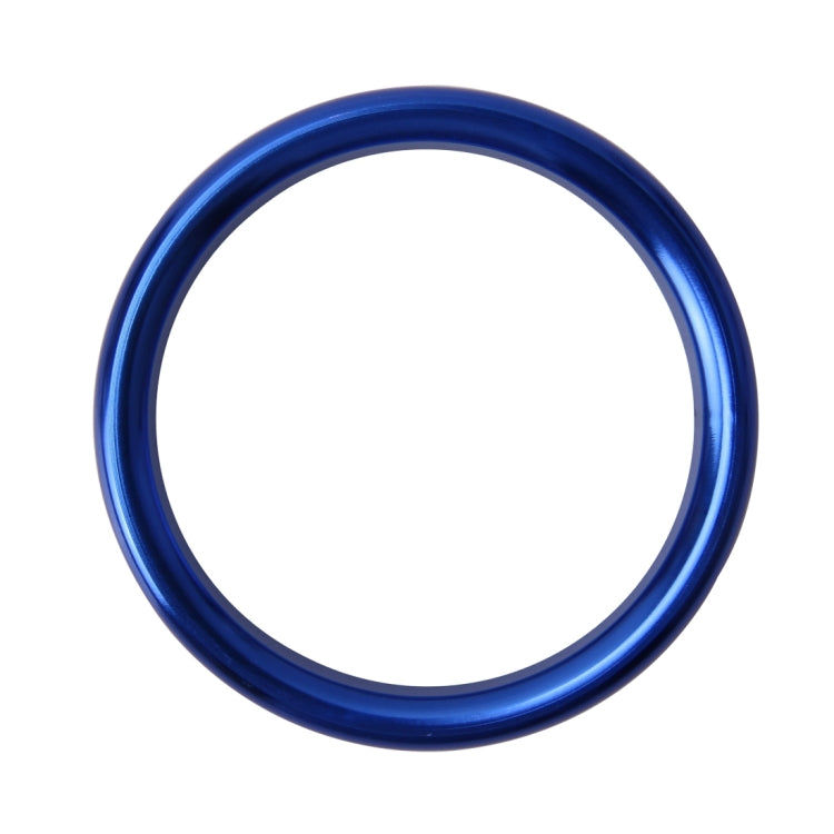 4 PCS Car Outlet Decorative Rings Aluminum Alloy Air Outlet Chrome Trim Ring Car Dashboard Air Vents Cover Sticker Decoration for Audi A3(Blue) by buy2fix