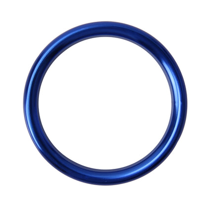 4 PCS Car Outlet Decorative Rings Aluminum Alloy Air Outlet Chrome Trim Ring Car Dashboard Air Vents Cover Sticker Decoration for Audi A3(Blue) by buy2fix