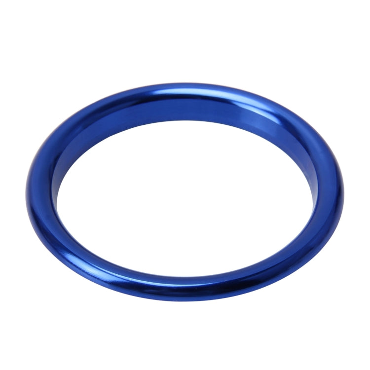 4 PCS Car Outlet Decorative Rings Aluminum Alloy Air Outlet Chrome Trim Ring Car Dashboard Air Vents Cover Sticker Decoration for Audi A3(Blue) by buy2fix