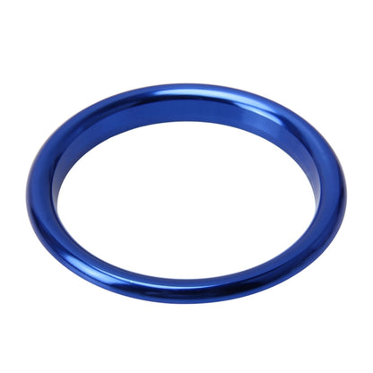 4 PCS Car Outlet Decorative Rings Aluminum Alloy Air Outlet Chrome Trim Ring Car Dashboard Air Vents Cover Sticker Decoration for Audi A3(Blue) by buy2fix