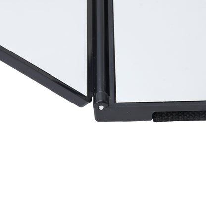 SHUNWEI Car Sun Visor Adjustable Mirror Car Makeup Sun-shading Vehicle Mounted Cosmetic Mirror Folding Vanity Mirror Triple Folding Car Interior Makeup Mirror Auto Supplies by SHUNWEI