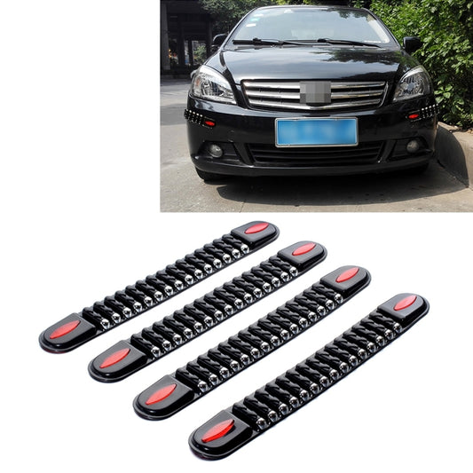 4 PCS Universal Fashion Simple Anti-collision Bar Car Body Protective Strip Car Protective Bar(Black) - Anti Collision Sticker by buy2fix | Online Shopping UK | buy2fix