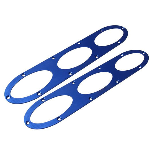 2 PCS Anti-collision Protection Decorative Bar Behind The Siege Car Decoration(Blue) by buy2fix