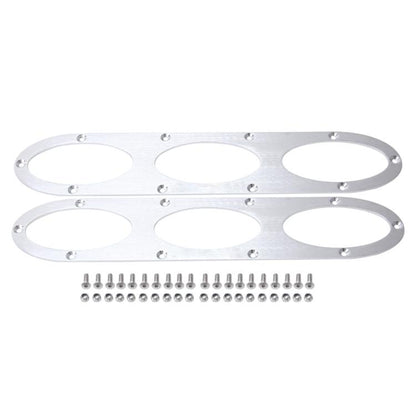 2 PCS Anti-collision Protection Decorative Bar Behind The Siege Car Decoration(Silver) by buy2fix