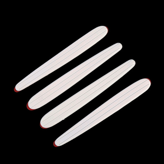 4 PCS Door Edge Guards Trim Molding Protection Strip Scratch Protector Car Door Guard Crash Barriers Sticker(White) by buy2fix