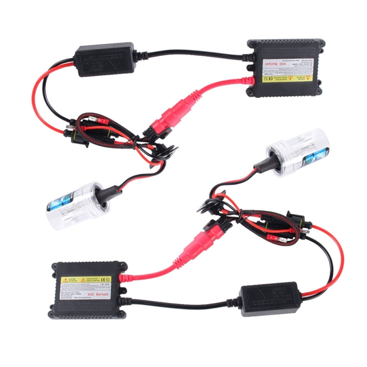 2PCS 35W H8/H11 2800 LM HID Xenon Light with 2 Alloy HID Ballast, High Intensity Discharge Lamp, Color Temperature: 4300K by buy2fix
