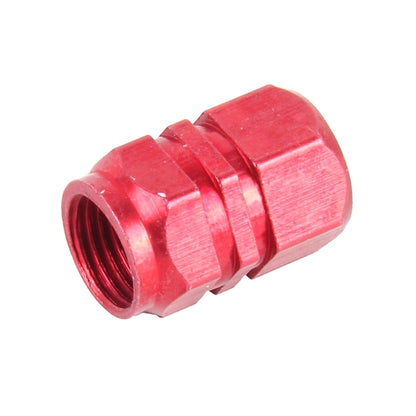 4PCS SA Metal Plated Hexagon Shape Universal Tire Valve Stem Cap(Red) by buy2fix