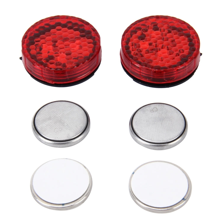 2 PCS Car Door Anti-collision Warning Strobe Light (Red Light) - Warning Lights by buy2fix | Online Shopping UK | buy2fix