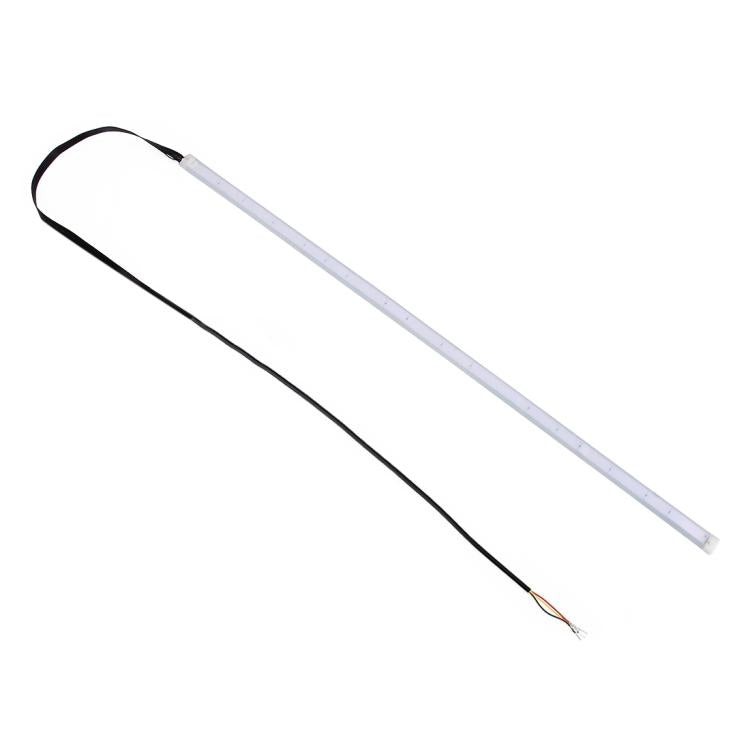 2 PCS 45cm DC12V 5W Ultra-thin Waterproof Car Auto Double Colors Turn Lights / Running Lights SMD-2835 LED Bulbs (Turn Lights: Yellow Light; Running Lights: Ice Blue Light) by buy2fix