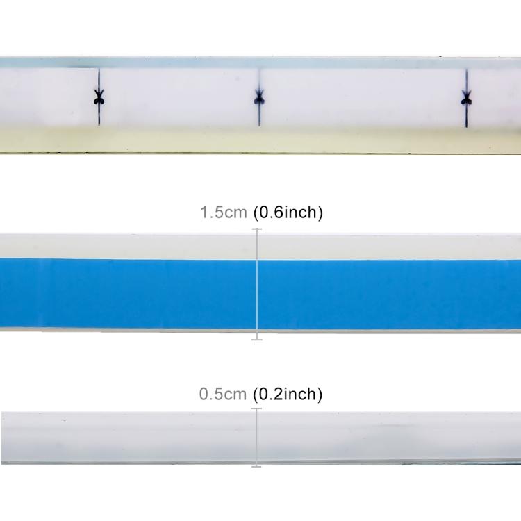 2 PCS 45cm DC12V 5W Ultra-thin Waterproof Car Auto Double Colors Turn Lights / Running Lights SMD-2835 LED Bulbs (Turn Lights: Yellow Light; Running Lights: Ice Blue Light) by buy2fix