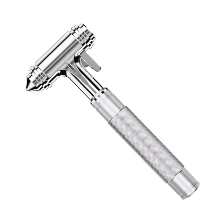 Car Safety Hammer Emergency Escape Seat Belt Cutter Window Breaker Rescue Tool(Silver)(Silver) by buy2fix