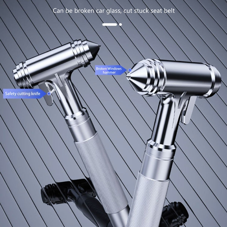 Car Safety Hammer Emergency Escape Seat Belt Cutter Window Breaker Rescue Tool(Black Gold)(Black Gold) by buy2fix