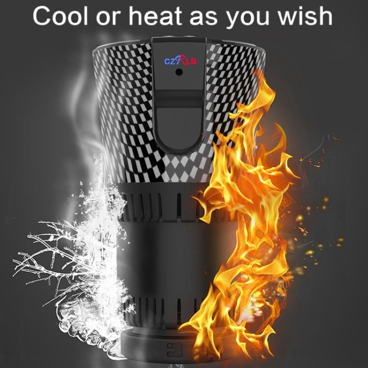 Portable 12V Car Smart Dual-purpose Heating Cooling Cup Holder (Black) - Heating Cups by buy2fix | Online Shopping UK | buy2fix
