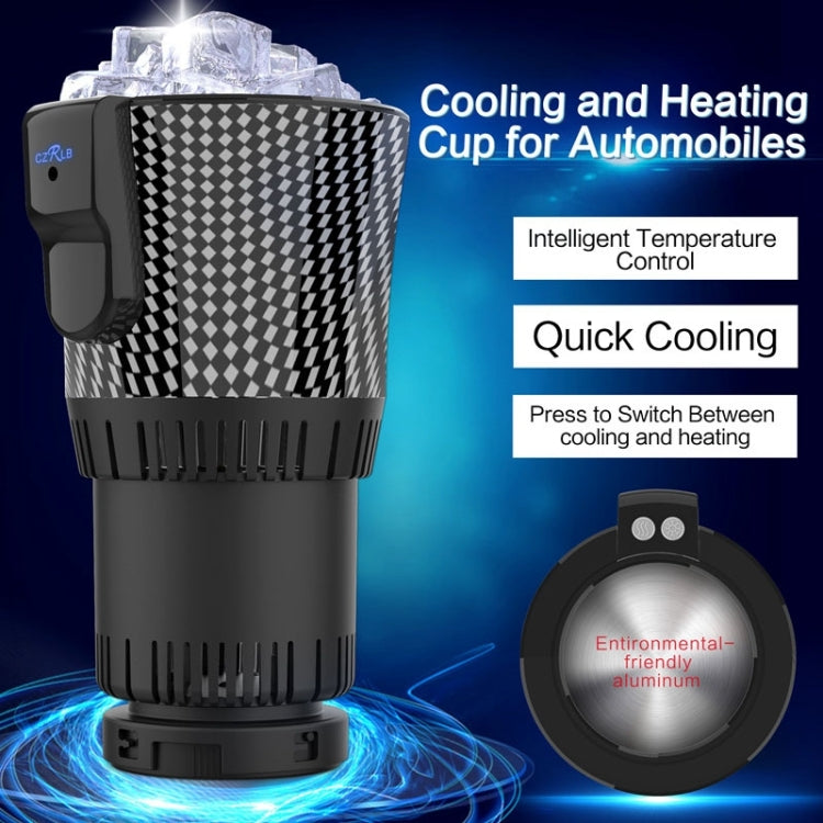 Portable 12V Car Smart Dual-purpose Heating Cooling Cup Holder (Black) - Heating Cups by buy2fix | Online Shopping UK | buy2fix