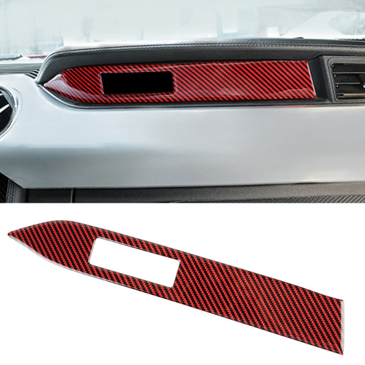Car Carbon Fiber Vice Driving Seat Nameplate Decorative Sticker for Ford Mustang 2015-2020, Left-hand Drive by buy2fix