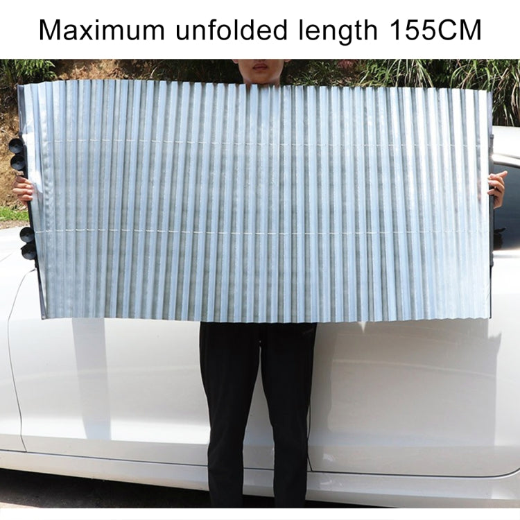 Car Sucker Suction Cups Retractable Windshield Sun Shade Block Sunshade Cover for Solar UV Protect, Size: 65cm by buy2fix