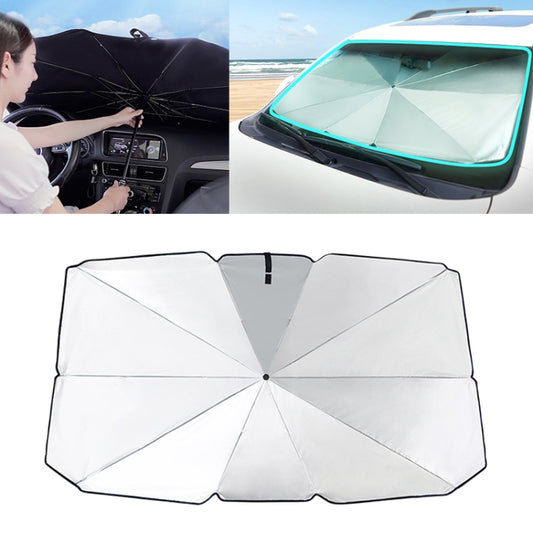 Car Retractable Sunshade Sunscreen Heat Insulation Front Windshield Sunshade, Large Size by buy2fix