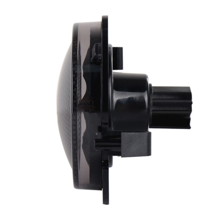 2 PCS 8W DC 12V Car SUV Refit LED Wheel Eyebrow Turn Signal for Jeep Wrangler JK 07-17, Specification: Butt Assembly with Aperture by buy2fix