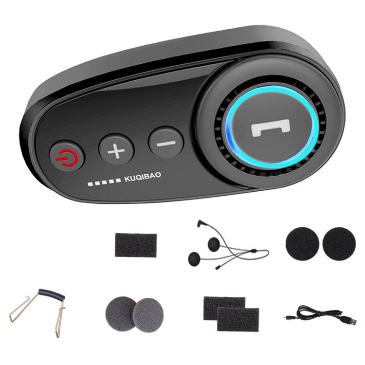 K10 Motorcycle Bluetooth Helmet Headset, Black Hidden Microphone - Helmets by buy2fix | Online Shopping UK | buy2fix